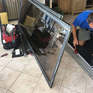 sliding glass door frame repair Crestline